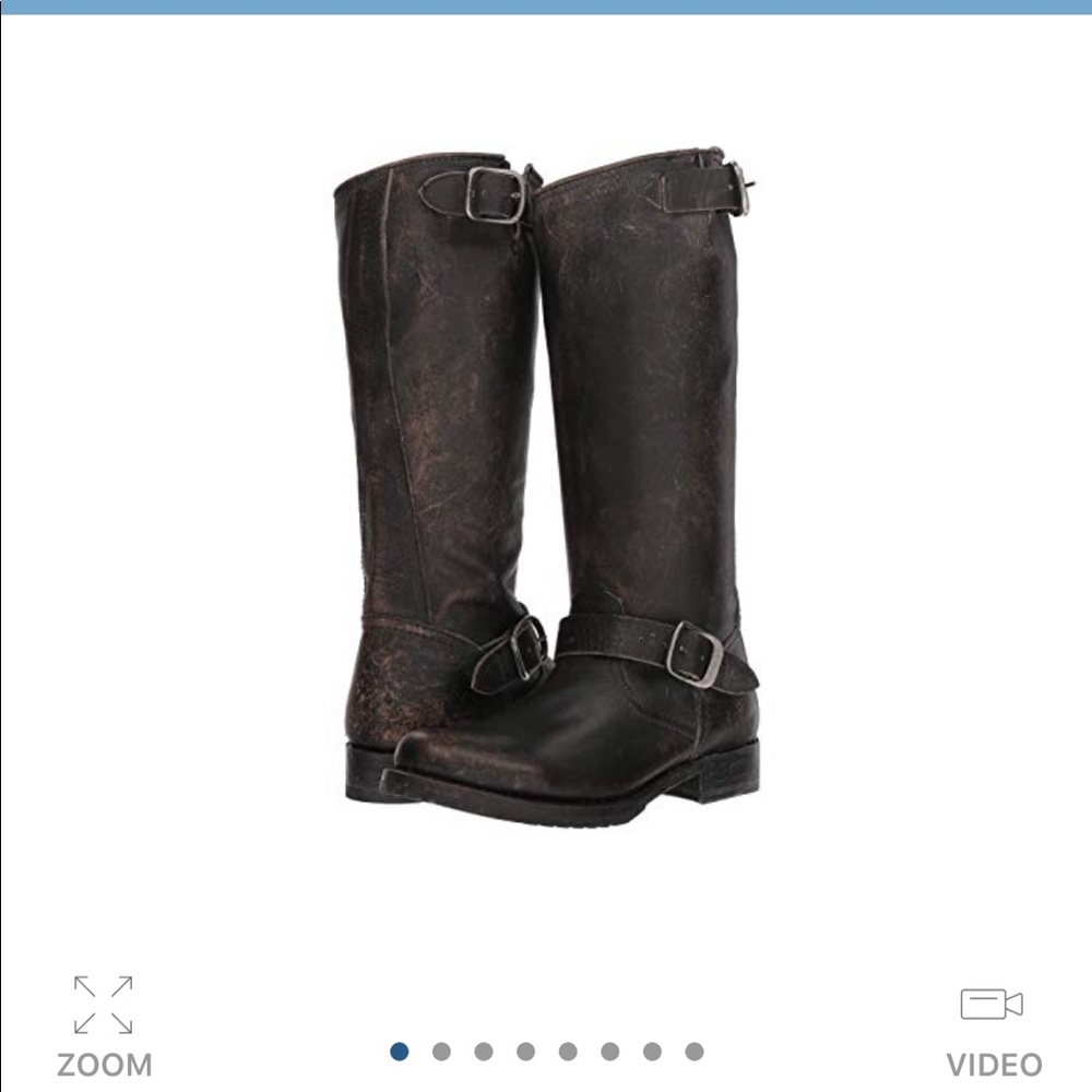COPY - Frye Veronica slouch Moto boot - like new!!